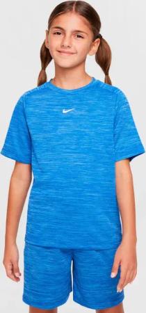 Nike Dri-FIT Multi Heather T-Shirt Kinder-blau, weiß in blau, Größe: M