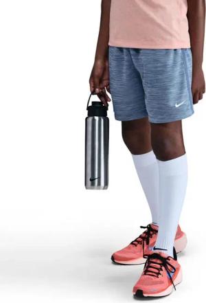 Nike Dri-Fit Multi High Rise Shorts Kinder-Blaugrau in blaugrau, Größe: XS