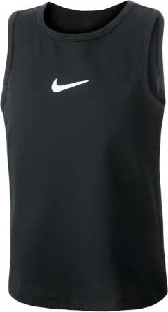 Nike Dri-Fit Victory Tank-Top Mädchen-Schwarz,Weiß in schwarz, Größe: L