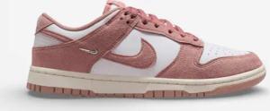 Nike Dunk Low Rose Whisper Gold Mini Swoosh (Women's)