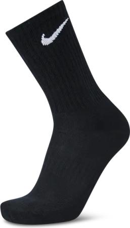 Nike Essential Crew Unisex Socken - Schwarz - Größe 38 - 42 - Baumwolle