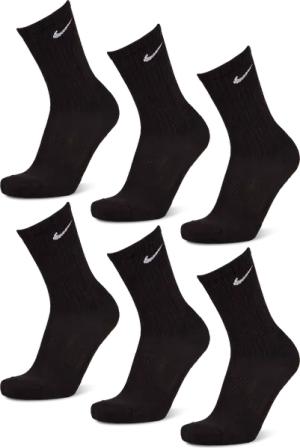 Nike Everyday Cushioned Crew 6 Pack Unisex Socken - Schwarz - Größe 38 - 42