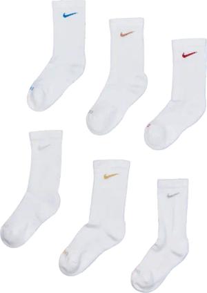 Nike Everyday Cushioned Crew 6 Pack Unisex Socken - Weiß - Größe 38 - 42