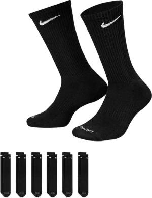 Nike Everyday Plus Cushioned Crew 6-pack Socken Schwarz 0