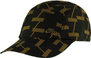 Nike Fusion Grafik Logo Schwarz Gelb Einstellbare Herrenmütze 253453 010