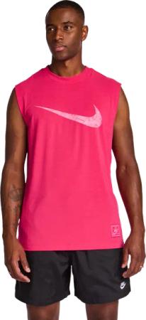 Nike Giannis Herren Schutzwesten - Rosa - Größe S - Baumwoll-Jersey