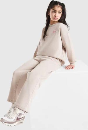 Nike Girls' Dual Tone Wide Leg Joggers Junior, Braun