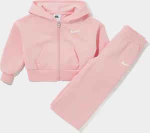 Nike Girls' Graphic Full Zip Hooded Set Infant, Rosa