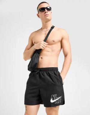 Nike Graphic Badeshorts - Herren, Schwarz