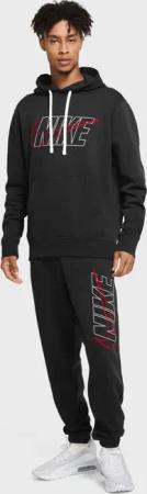 Nike Herren-Club-Trainingsanzug-Set in Schwarz