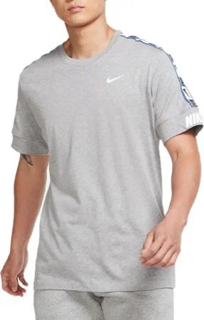 Nike Herren NSW Repeat T Shirt Grau