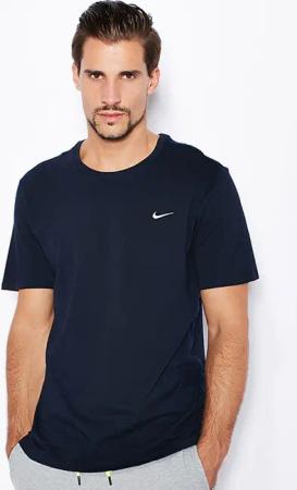 Nike Herren-T-Shirt mit gesticktem Swoosh Navy