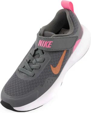 Nike Jr Wearallday Kinder-Sneaker grau/hellrosa Gr. 31