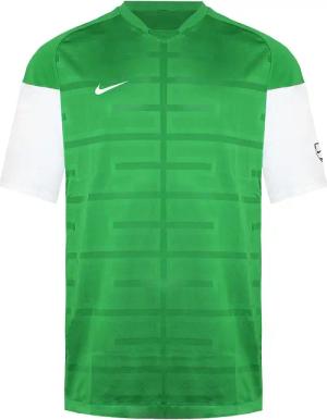 Nike -Logo Herren Grün/weißer Fußballtop
