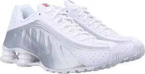 Nike Low-Top Sneaker - Shox R4 Aerodynamic White Sneakers - Gr. 43 (EU) - in Weiß - für Damen