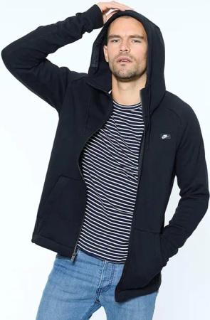 Nike Modern Zip Up Hoodie in Schwarz