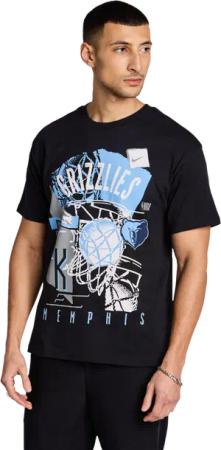 Nike NBA Herren T-Shirts - Schwarz - Größe S - Baumwoll-Jersey