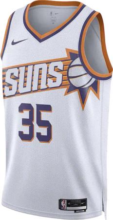 Nike NBA Phoenix Suns Association Edition Kevin Durant Dri-fit Swingman Trikot Weiß