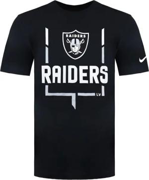 Nike NFL Las Vegas Raiders Legend Goal Post Herren-T-Shirt, schwarz
