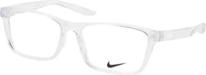 Nike NIKE 7304 900, inkl. Gläser, Rechteckige Brille, Unisex