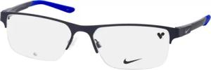 Nike NIKE 8159 411, inkl. Gläser, Rechteckige Brille, Herren
