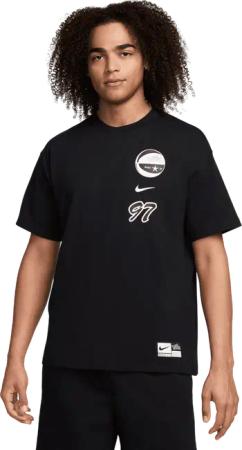 Nike Off Court M90 Basketball T-shirt Schwarz 0
