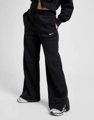 Nike Phoenix Fleece Wide Leg Jogginghose Damen - Damen, Schwarz