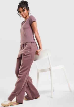 Nike Phoenix Fleece Wide Leg Jogginghose - Damen, Lila