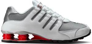 Nike Shox Herren Sneaker - Weiß - Größe 42.5 - Netz/Synthetik