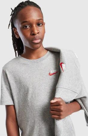 Nike Small Logo T-Shirt Kinder - Kinder, Grau