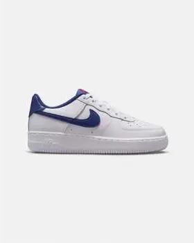 Nike  Sneaker Air Force 1 White Deep Royal Blue GS