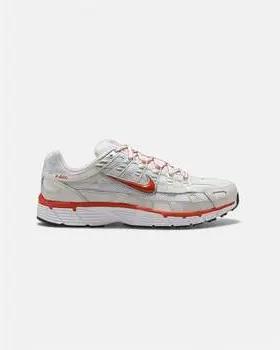 Nike  Sneaker P-6000 White Platinum Tint Black Picante Red (Women's)