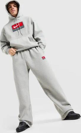 Nike Solo Swoosh Open Hem Fleece Joggers - Herren, Grau