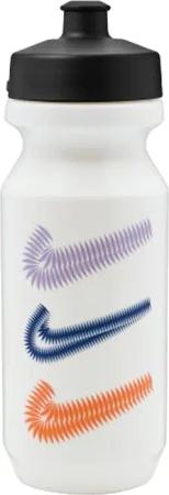 Nike - Sportflasche "Big Mouth", Bildlich (Weiß/Schwarz)