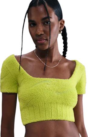 Nike Sportswear Damen Sweatshirts - Grün - Größe 36 - Baumwoll-Jersey