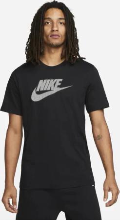 Nike Sportswear Hybrid Herren-T-Shirt in Schwarz