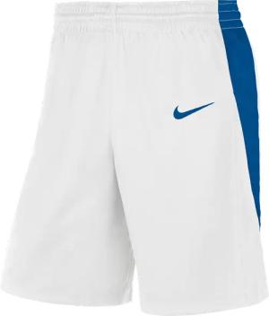 Nike Team Basketball Stock Short Weiss Blau