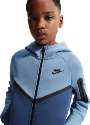 Nike Tech Colorblock Kleinkind Kapuzenpullover - Blau - Größe 122 - 128 CM