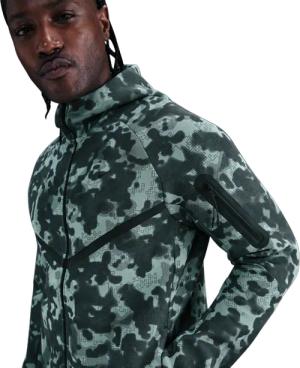 Nike Tech Fleece Herren Kapuzenpullover - Grün - Größe XS