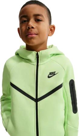 Nike Tech Fleece Kleinkind Kapuzenpullover - Schwarz - Größe 128 - 137 CM - Poly Fleece