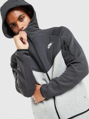Nike Tech Mix Full Zip Hoodie - Herren, Grau