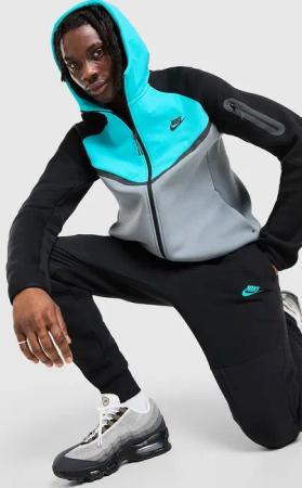 Nike Tech Mix Full Zip Hoodie - Herren, Grau