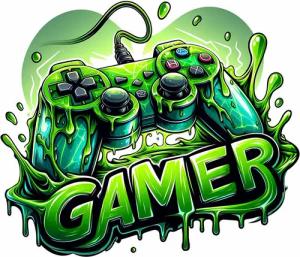 nikima Wandtattoo 259 Wandtattoo Gamer - Größe 500 x 500 mm (PVC-Folie), in 4 vers. Größen