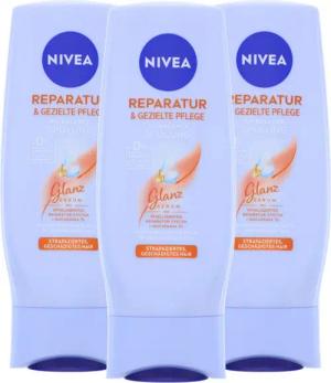 Nivea Haarspülung 3 x NIVEA Reparatur & Gezielte Pflege Spülung Strapaziertes & Geschädi