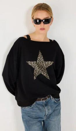 No Matter What Kapuzenpullover Sweatshirt mit Bootsausschnitt