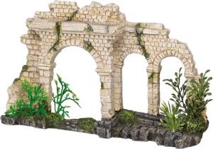 Nobby Aquariendeko Aquariendekoration Mauer mit Bögen mit Pflanzen