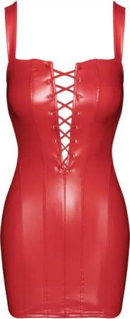 Noir Handmade Minikleid Minikleid in rot - L