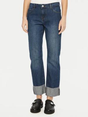 Noisy May Jeans Sanja 27033147 Dunkelblau Straight Fit