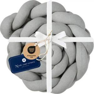 Nordic Coast Company Nestchenschlange XXL Bettschlange geflochten, Bettschlange, Bettumrandung Babybett, Alternative zum Bettnestchen laborgeprüft 180cm, 200cm oder 300cm