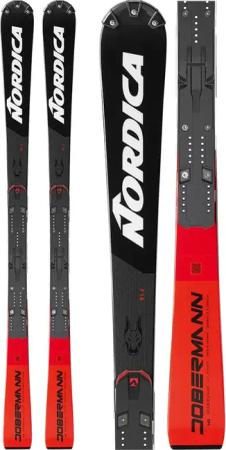 Nordica - Dobermann SLJ mit Platte 25/26 Kinderski inkl. Race 10 TCX Bindung